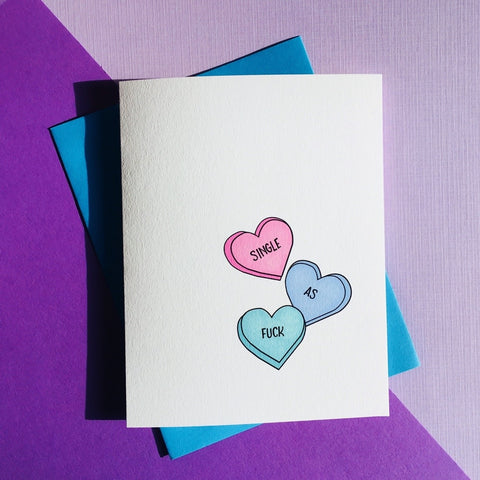 Single As Fuck Card