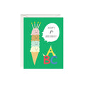 Fourth Birthday Ice Cream Card - 4th Birthday