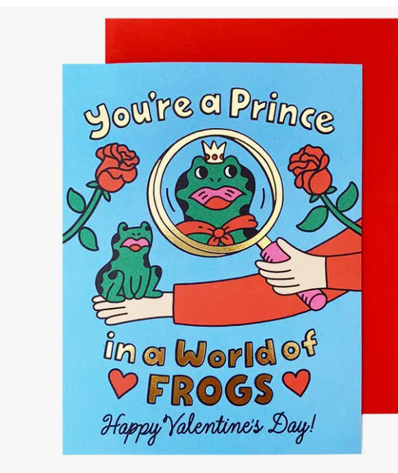 Frog Prince - Valentine's Day Card