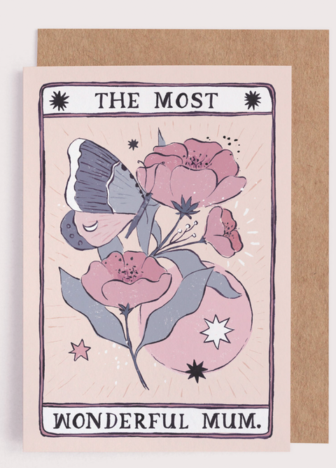 Tarot Flower Mum Card