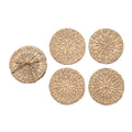 Round Seagrass Coasters, set of 4