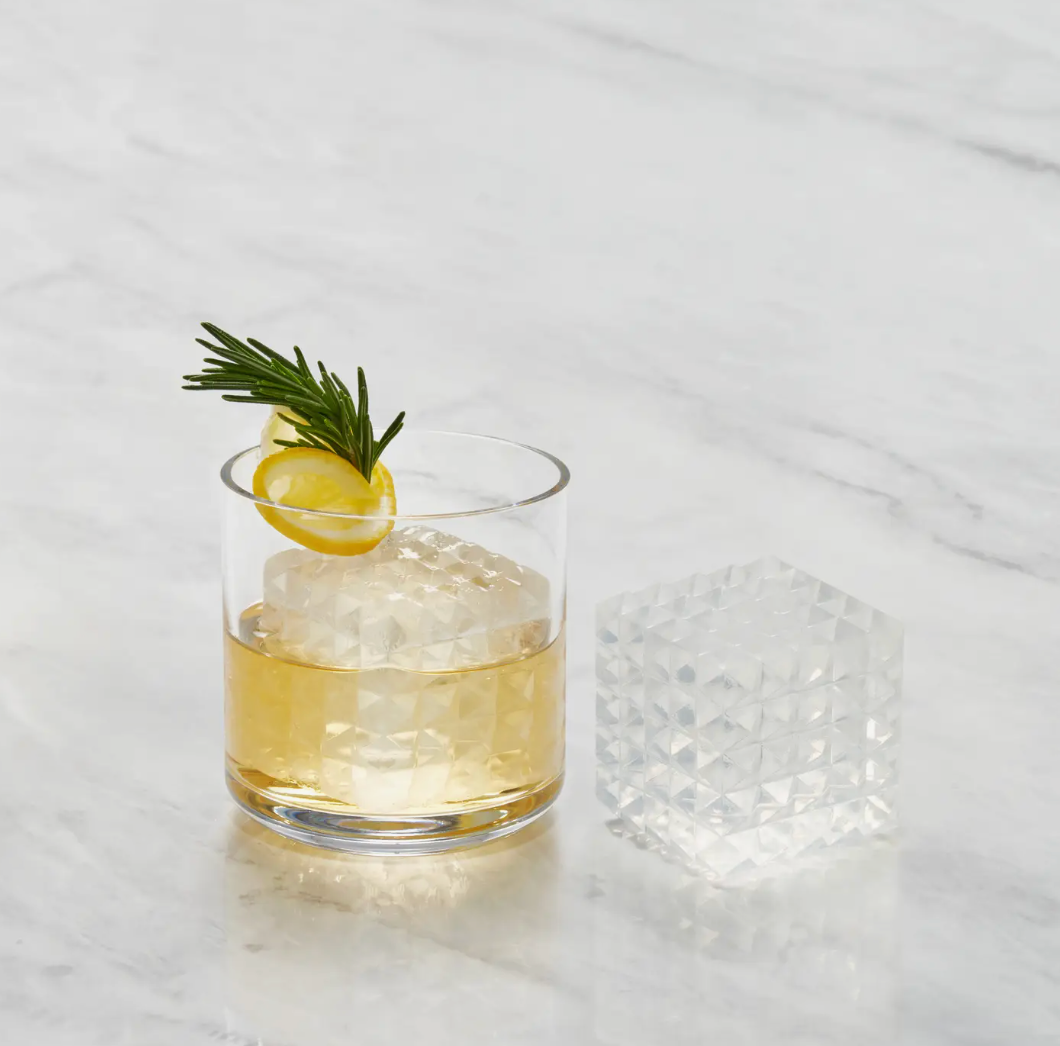 Cocktail Ice Mold, Prism - Charcoal