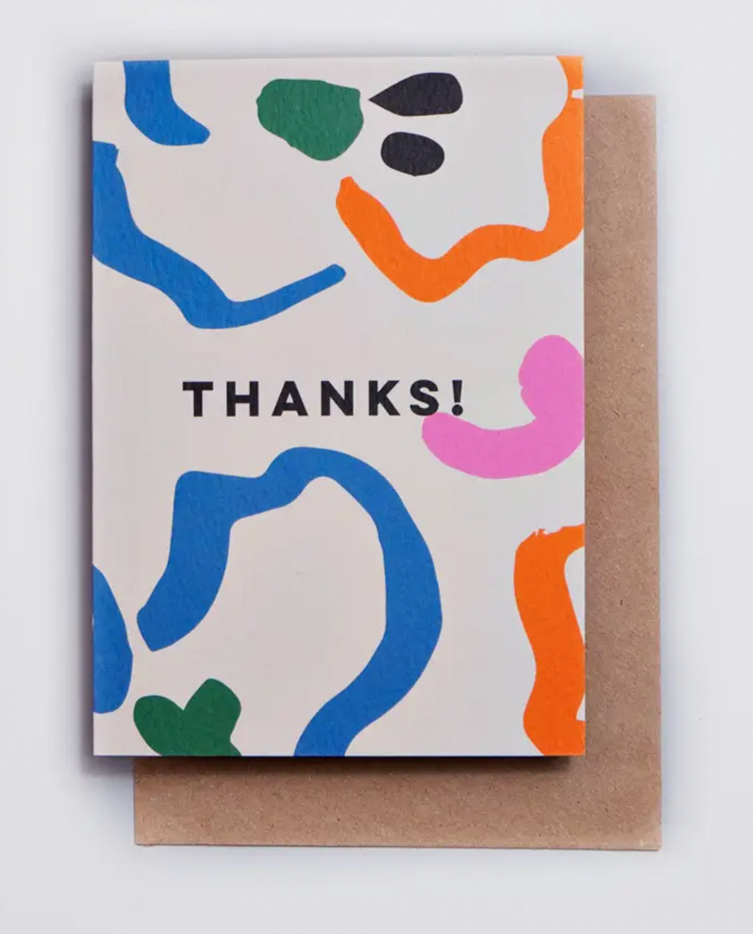 Ghost Flower Thanks Card