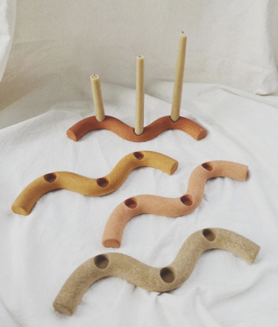 Wavy Candle Holder