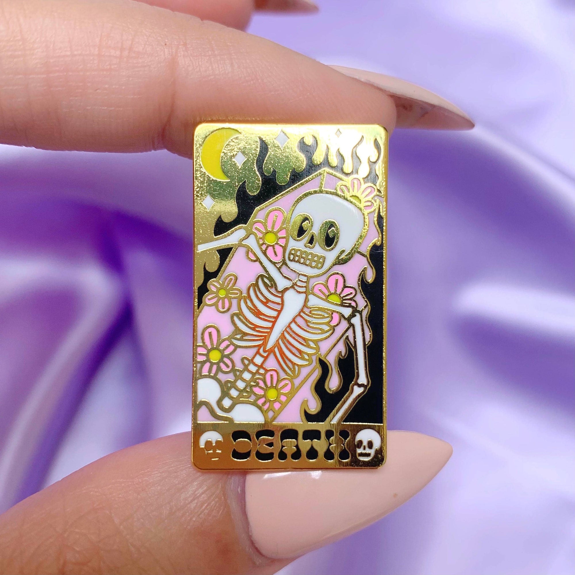 Death tarot card Enamel Pin