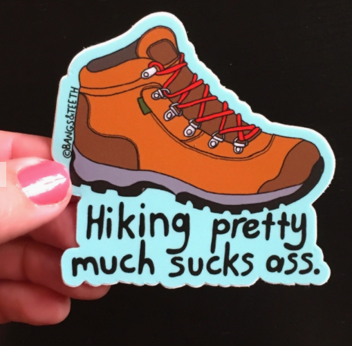Hiking Sticker