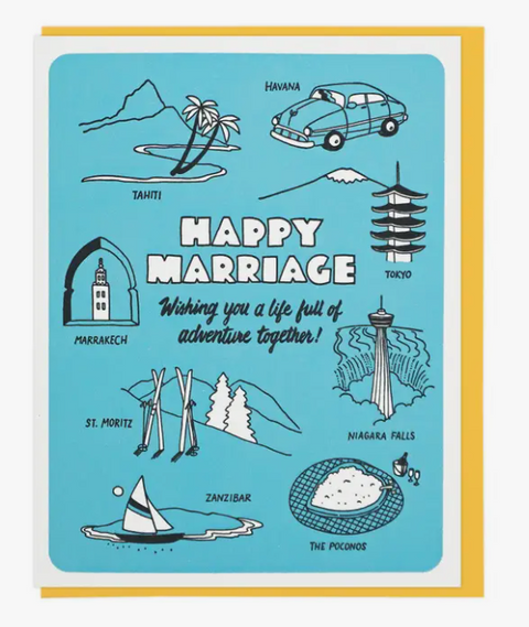 Happy Marriage Adventure Card