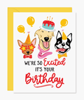 So Excited Birthday Card