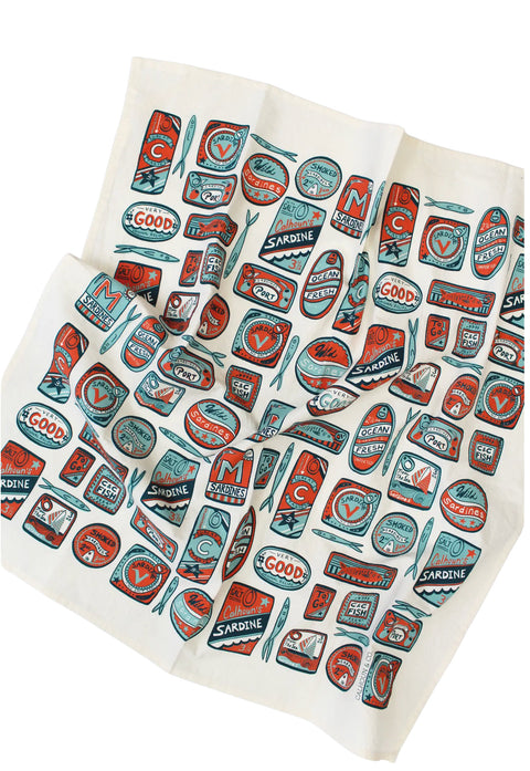 Sardines Tea Towel  Atlantic