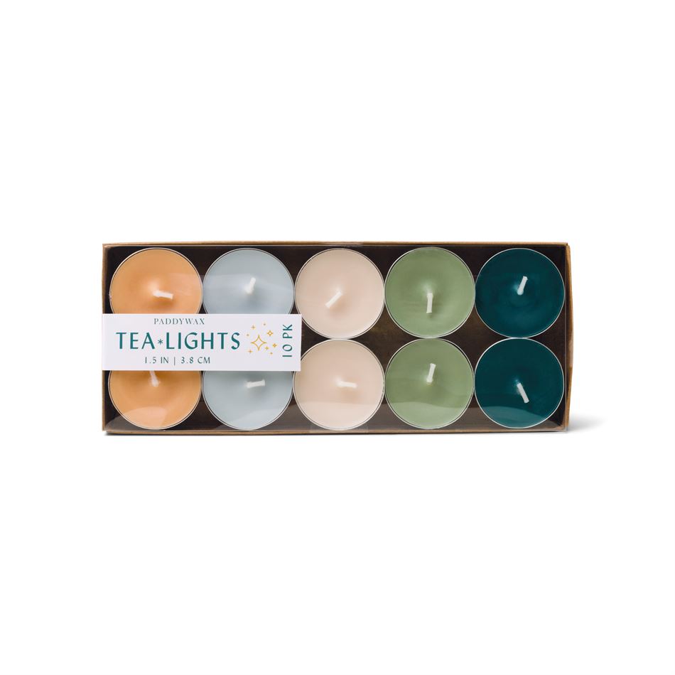 Paddywax Colored Tea Lights 10 CT