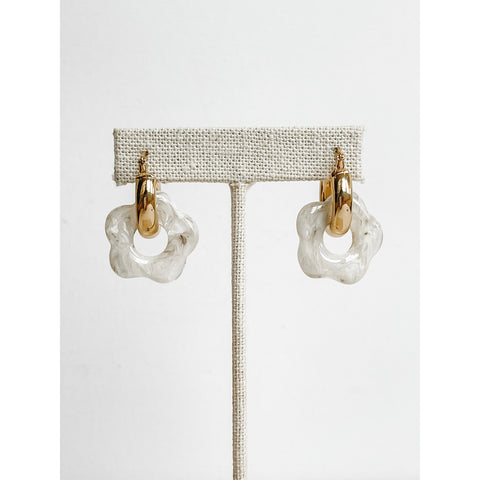 Floral Hoop | Sand