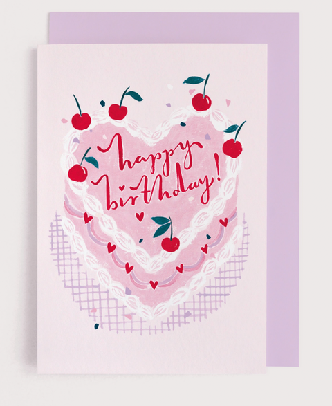 Kitsch Cake Birthday Card