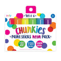 Ooly| Chunkies Neon Paint Sticks Set of 6