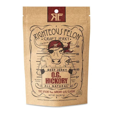 Righteous Felon | OG Hickory Beef Jerky