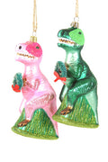 Assorted Merry Merry T-Rex Ornament