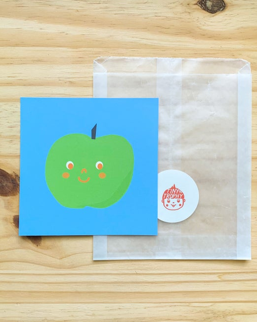 Apple Print 5x5 - Stay Forever