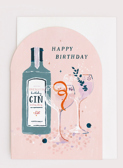 Happy Birthday Gin Card
