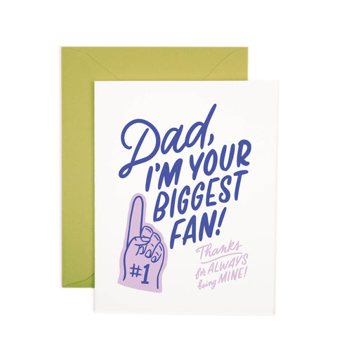 Biggest Fan Father's Day Card