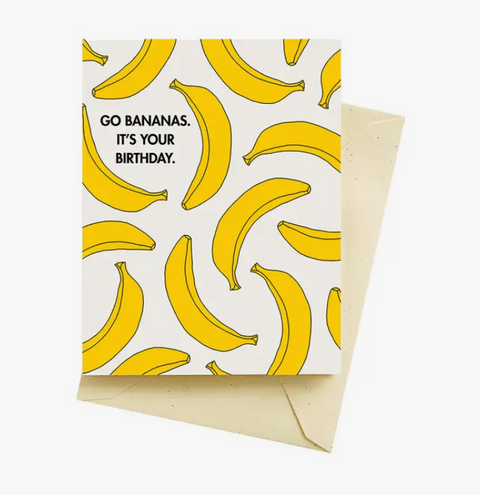 Go Bananas Birthday Card
