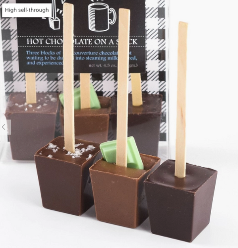 Ticket Chocolate | Hot Chocolate on a Stick Variety 3 Pack