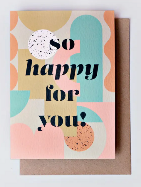 Oslo Happy For You Card