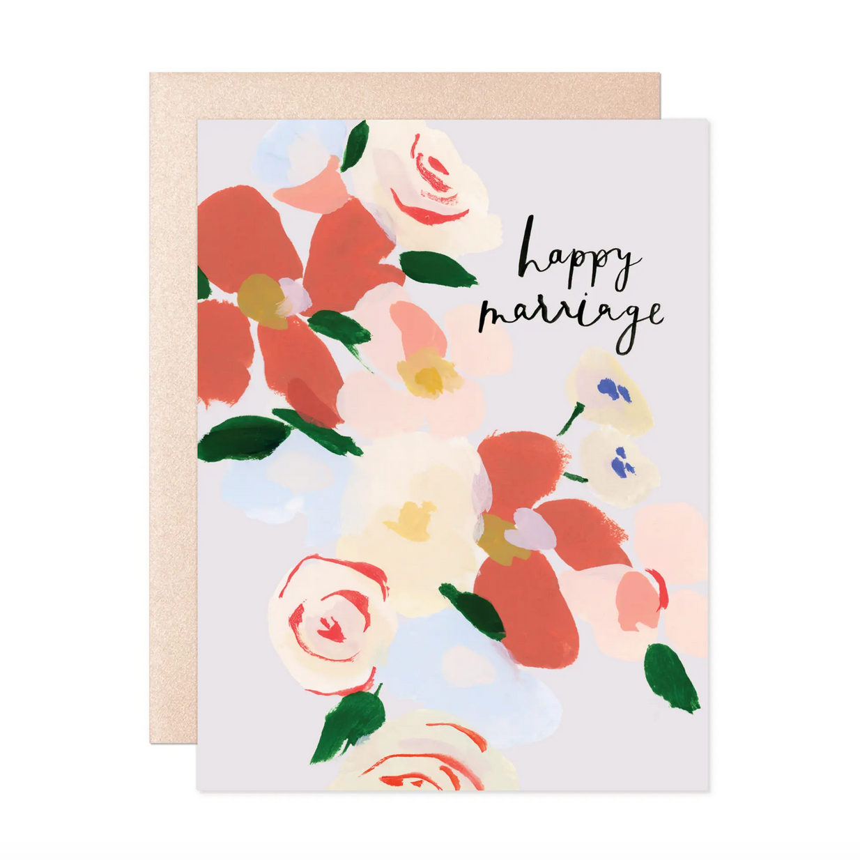 Our Heiday | Happy Marriage Bouquet Card