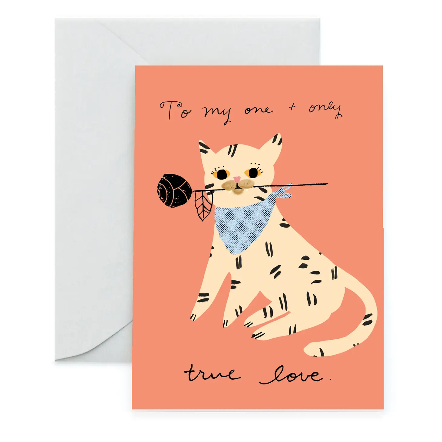 Romance Cat Love Card