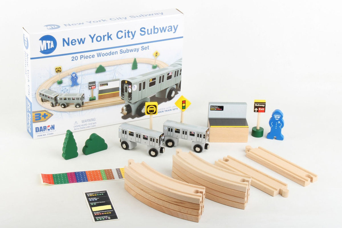 MTA Wooden Train Set - Stay Forever