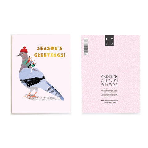 Rock Pigeon Holiday Card (Boxed Set of 8)