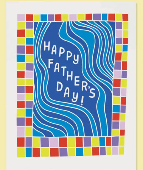Wavy Dad Card