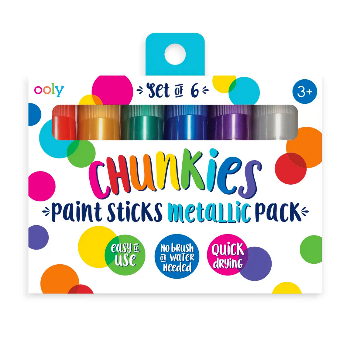 Chunkies Metallic Paint Sticks - Set of 6