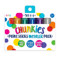 Ooly| Chunkies Metallic Paint Sticks Set of 6