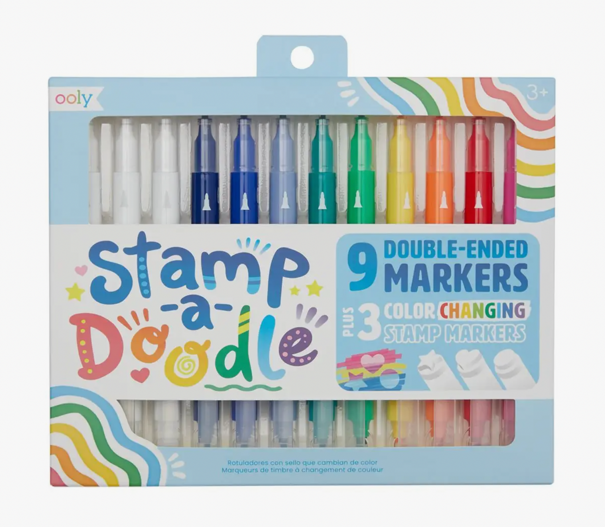 Stamp-A-Doodle Double-Ended Markers - Set of 12