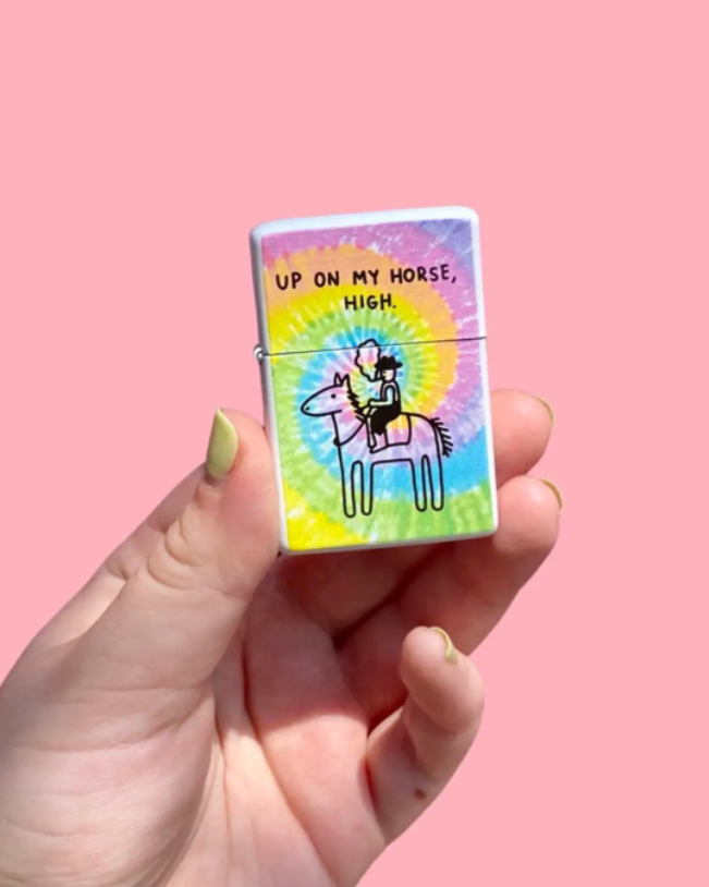 High Horse Tie Dye Lighter