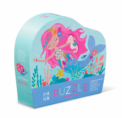 12-Piece Mini Puzzle - Mermaid Dreams