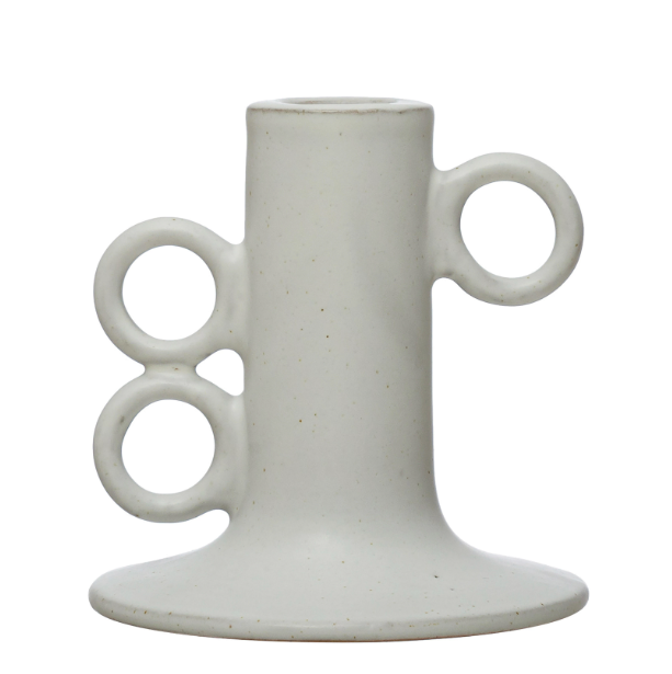 Stoneware Taper Holder
