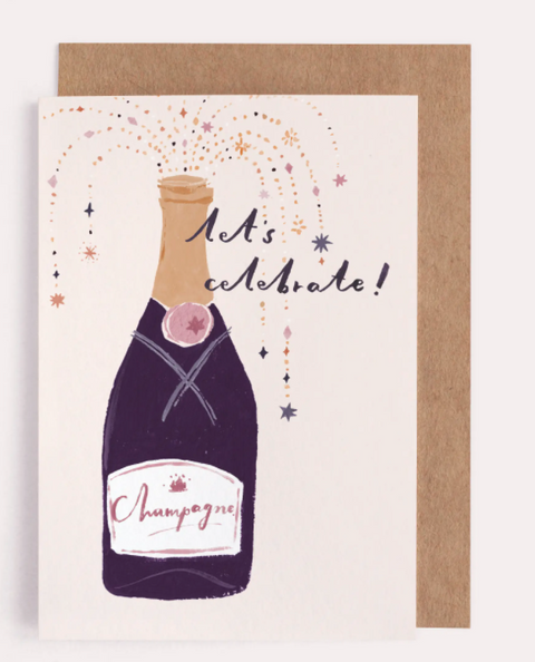 Champagne Celebrate Card
