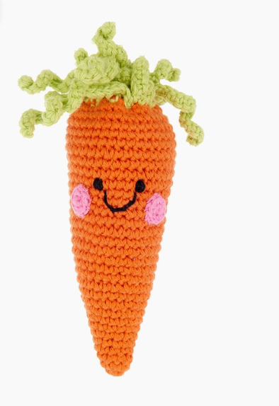 Crochet Fruits & Veggies Rattle