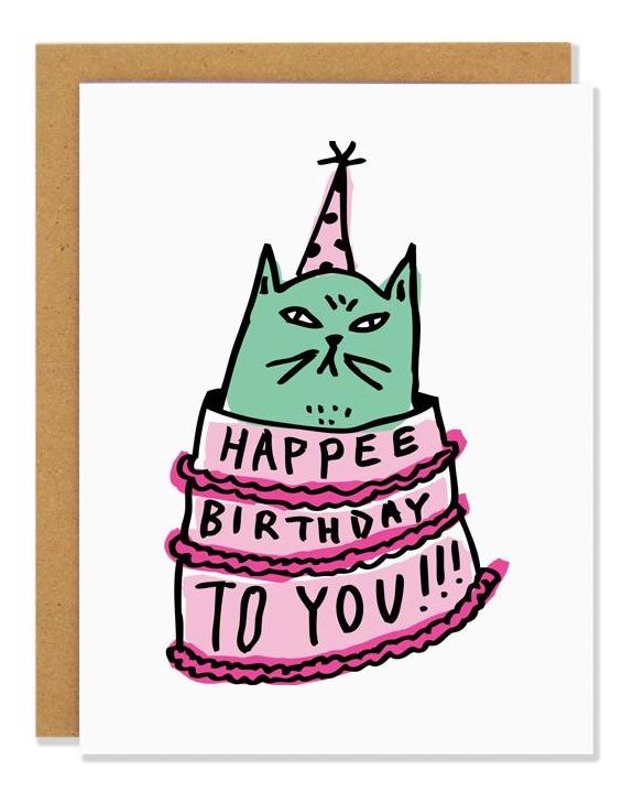 Surprise Cat Card