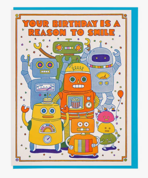 Robot Smile Birthday