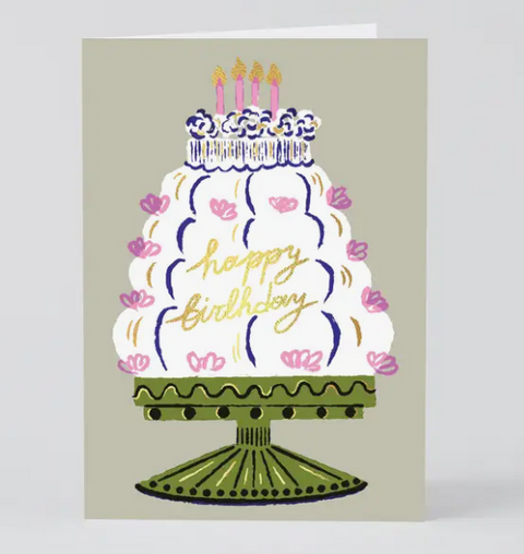 Happy Birthday Cake Card