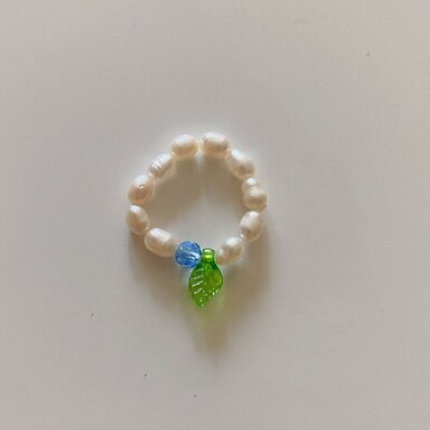 Pearl Beaded Fruit Ring