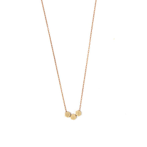 Tiny Hexagons Necklace