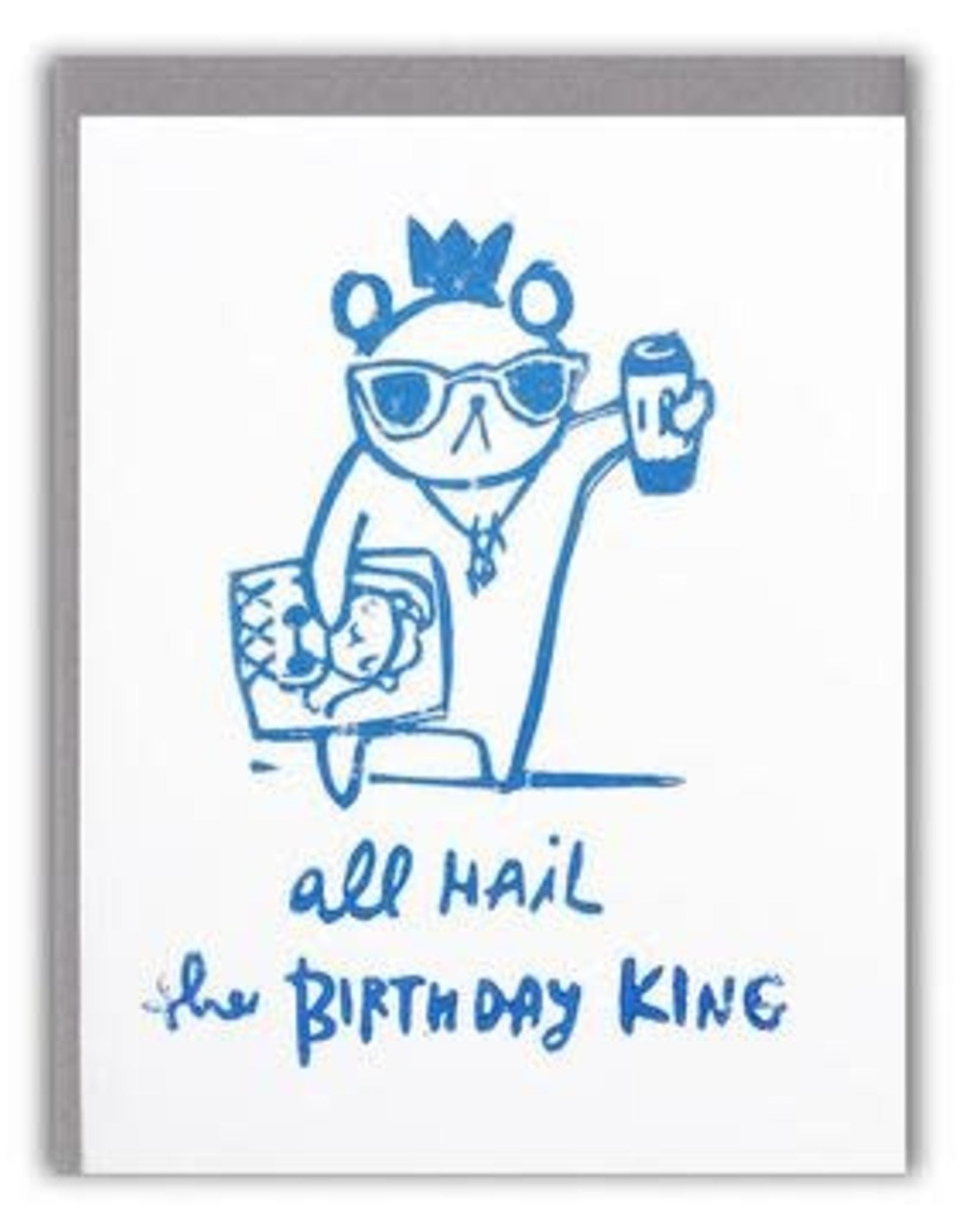 Birthday King Card