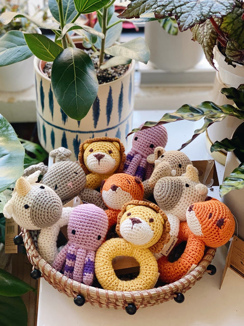 Cheengoo Organic Crochet Rattles