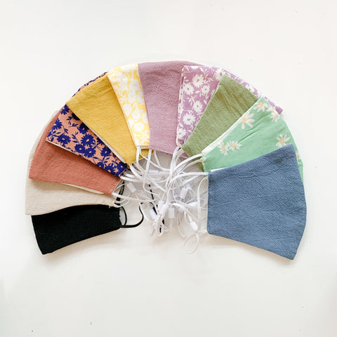 Kids Cotton Face Masks - Fall Collection - Stay Forever