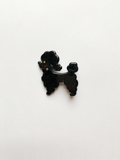 Acrylic Poodle Clip