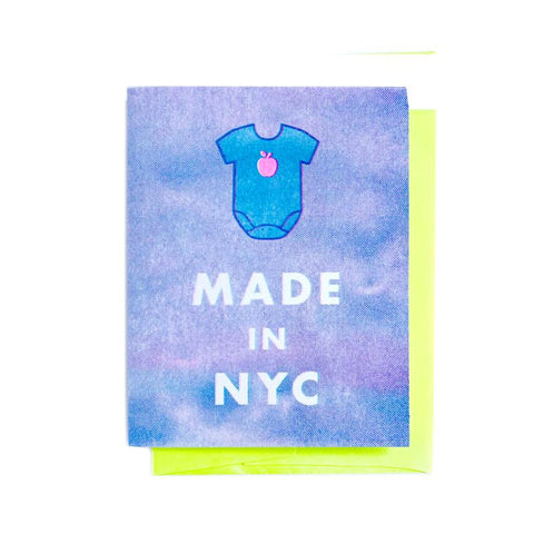 Next Chapter Studio Made in NYC baby card