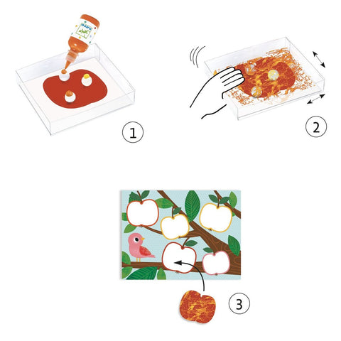 Nature Painting with Marbles Set