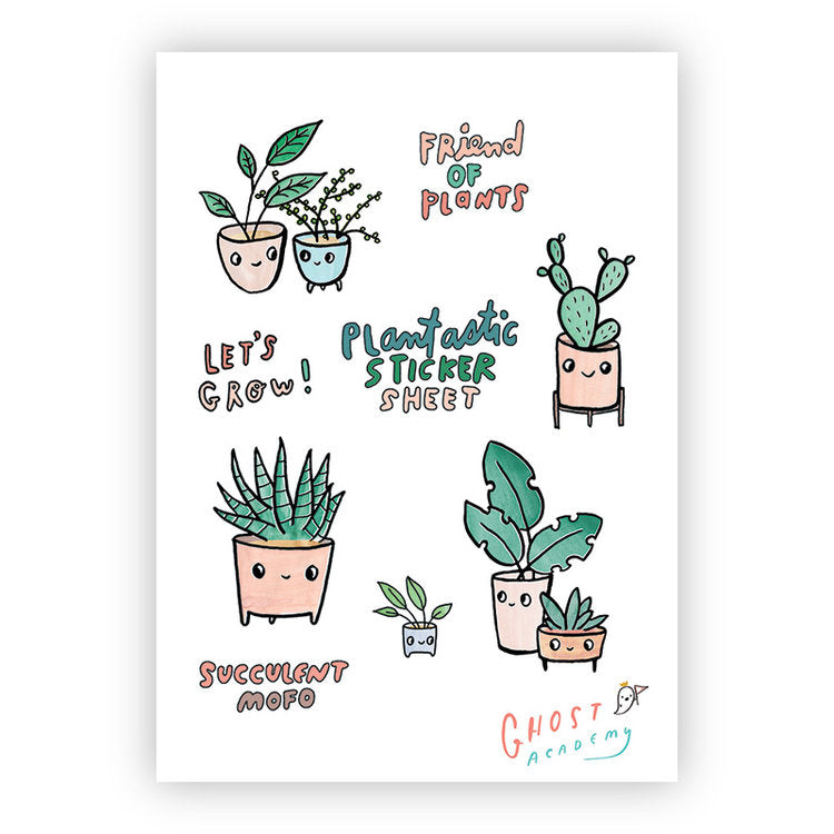 Plantastic Sticker Sheet